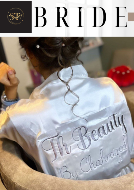 kimono satin à personnaliser